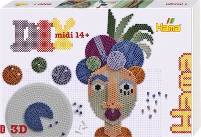 Produktbild von Hama Art Geschenkbox Maske Midi-Bügelperlen