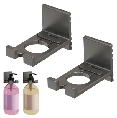 Immagine prodotto di Solidchoice - Supporto a parete per dispenser di sapone e shampoo, senza necessità di foratura