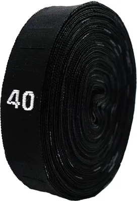 Textiletiketten Labels 40 x 10 mm Gr. 40 schwarz