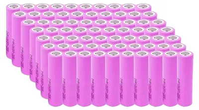 Zdjęcie produktu dla Bateria litowo-jonowa, pojemność 3500 mAh, wysoka wydajność rozładowania, 70 sztuk, 3,7 V