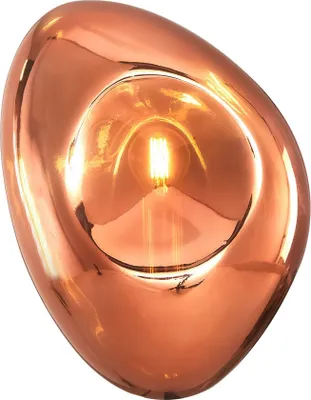 Obrázek produktu pro Nástěnné svítidlo MABELL v černé a měděné barvě, 1xE14x40W, sklo, rozměry: 27,5 x 20,8 x 12,8 cm, IP20, Maytoni