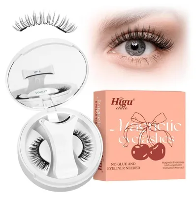 Produktbild von Magnetische Wimpern mit Applikator, natürlicher Look, wiederverwendbar, kein Kleber erforderlich
