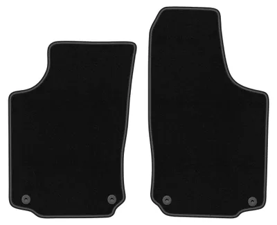 Immagine prodotto di Tappetini anteriori in moquette per Opel Corsa C 2000-2006 (hatchback) – 2 pezzi, neri, su misura – Wielganizator BASIC