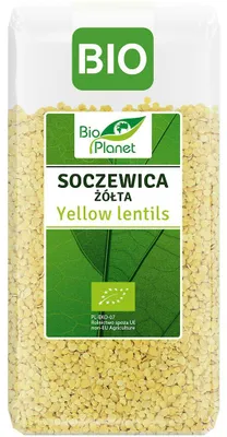 SOCZEWICA ŻÓŁTA BIO 400 g - BIO PLANET