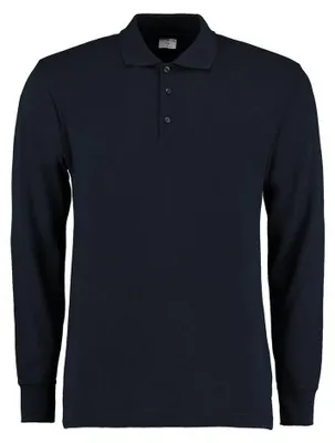 Produktbild von Kustom Kit - Poloshirt für Herren Langärmlig LT1055 (L) (Marineblau)