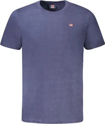 Image de NORWAY 1963 T-SHIRT À MANCHES COURTES ET COL ROND AVEC LOGO BLEU : Taille - XL Taille : XL