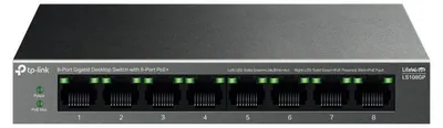 Produktbild von TP-Link LiteWave LS108GP, Unmanaged, Gigabit Ethernet (10/100/1000), Power over Ethernet (PoE)