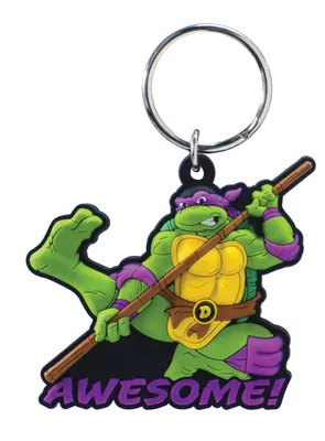 Produktbild von Monogram Int. MNGM63018 - Teenage Mutant Ninja Turtles Soft Touch PVC Taschenanhänger Donatello - Neu