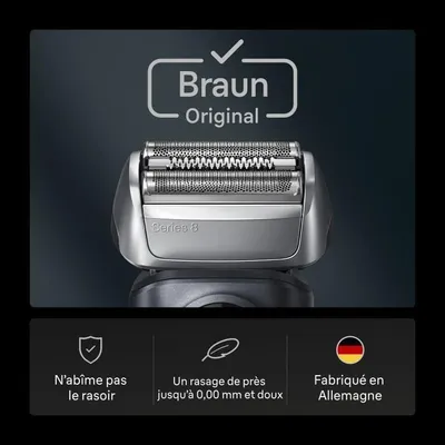 Produktbild von BRAUN Series 8 Scherkopf, 4+1 Elemente, 100%  Germany, Kompatibel mit Series 8 Rasierern