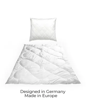 Obrázek produktu pro Sada přikrývek z mikrovlákna 2-dílná přikrývka 135 x 200cm výplň 1200gr + polštář 80 x 80cm výplň 900gr sada přikrývky a polštáře přikrývka celoroční přikrývka s polštářem