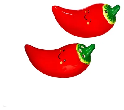 Produktbild von Salz- und Pfefferstreuer mit Chili-Motiv