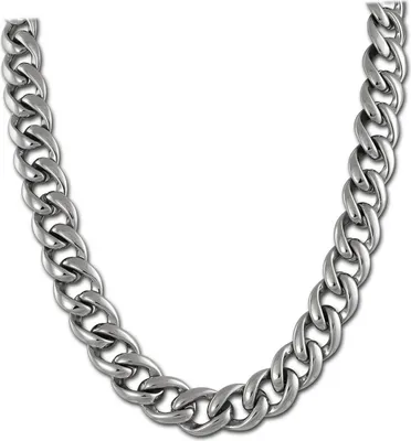 Image de Amello Panzer Collier argent brillant Femme Bijoux 50cm Acier inoxydable D2ESKX18J0