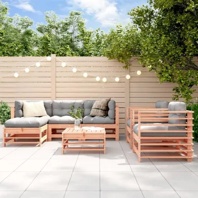 Zdjęcie produktu dla Maison Exclusive – 7-częściowy zestaw ogrodowy z litego drewna daglezji
