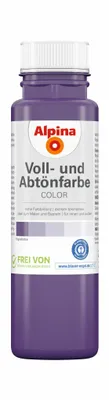 Produktbild von Alpina Color Wandfarbe Voll- und Abtönfarbe für Außen und Innen Sweet Violett 250 ml