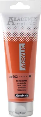 Produktbild von Schmincke 120ml AKADEMIE Acryl color Terrakotta Acryl 23 663 012