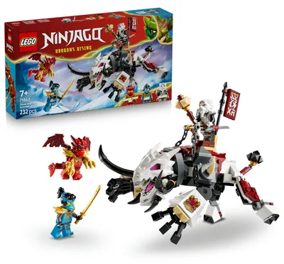 Zdjęcie produktu dla LEGO NINJAGO Zilvar i smocza bestia Grimtak, Zestaw do budowania, 7 lat(a), Plastik, 232 szt., 284 g