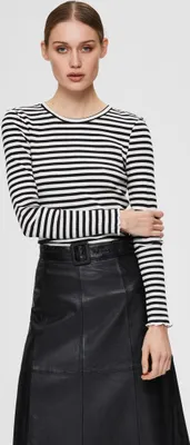 Produktbild von Basic Langarm Shirt Dünner Baumwolle Longsleeve SLFANNA | L