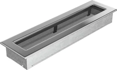 Zdjęcie produktu dla Kratka wentylacyjna kominkowa 11x42 niklowana