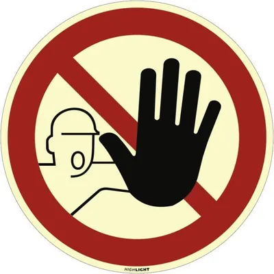 Produktbild von Dreifke® Kunststoff-Schild "Zutritt für Unbefugte verboten", Ø20cm, langnachl...