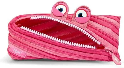 Image de Trousse d'école pour filles | Porte-crayons de grande capacité | Porte-monnaie pour l'école et le bureau (rose)
