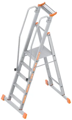 Produktbild von Layher Topic 1074 Plattformleiter 5 Stufen mit Traverse