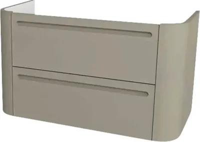 Obrázok produktu pre Kúpeľňová skrinka pod umývadlo Devo Gloria 2.0 sivá matná 86 x 50 x 42 cm GL2-SU2S86-1-F111