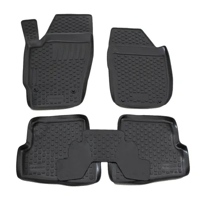 Immagine prodotto di 3D Tappeti Tappetini Auto In Gomma Su Misura Per Skoda Roomster 2006-2015 4 Pezzi
