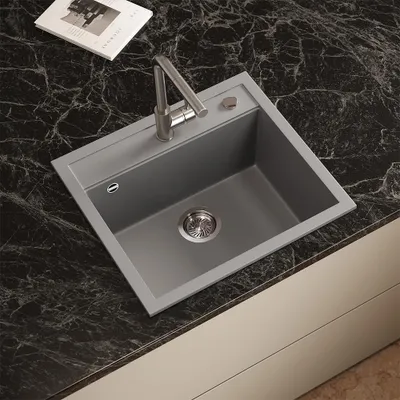 Obrázek produktu pro Umyvadlo Bergström Paris Šedá 57 x 51 cm, Model 57811