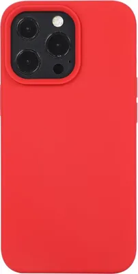 Produktbild von Mobigear Rubber Touch iPhone 14 Plus Silikon Hülle Backcover - Rot