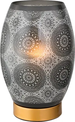 Produktbild von home24 Tischleuchte - 1-flammig - Eisen / Glas