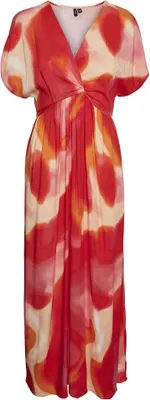 Produktbild von Vero Moda Jade Kurzarm Midi-kleid Orange M Damen Orange M