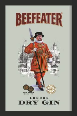 Immagine prodotto di Beefeater Gin - Specchio stampato 20x30 cm con cornice in plastica