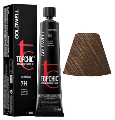 Image de 7N Blond moyen Goldwell Topchic Naturals tb 60ml