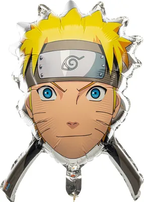 Naruto Folienballon XXL Naruto Shippuden 59,2 x 71,6 cm Party-Deko Tisch-Deko Dekoration Geburtstag Kindergeburtstag Manga-Party Mottoparty Serie Comic Ballon Luftballon