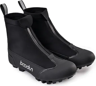 Zdjęcie produktu dla Zimowe buty na rower górski, nylonowe buty outdoorowe, ciepłe, wiatroszczelne, modne, odblaskowe buty rowerowe, buty do jazdy konnej