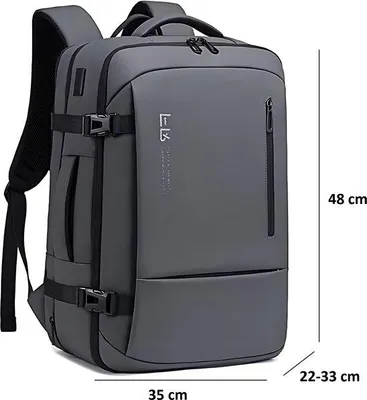 Imagen del producto de CarryQuest® - Mochila - Capacidad de 20-35 litros - Poliéster - Gris
