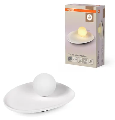 Produktbild von Tischlampe 13.5 cm G9 Kugel Schirm Modern