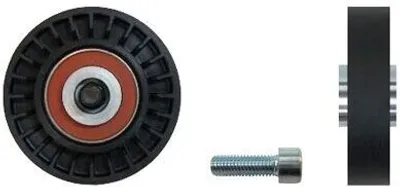 Produktbild von DENCKERMANN P326010 Umlenkrolle Keilrippenriemen für RENAULT CLIO II (BB0/1/2, CB0/1/2) KANGOO (KC0/1) KANGOO Express (FC0/1)