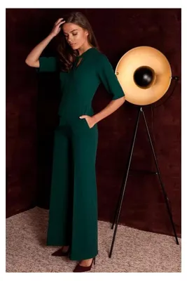 Productafbeelding van Stylove dames jumpsuit Lundole S243, groen, maat L