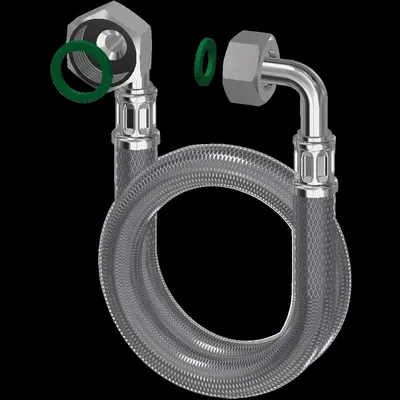 Produktbild von KWC AR Schlauch, G3/4xG1/2, 200 mm, DN10, S-Form, 2030004881