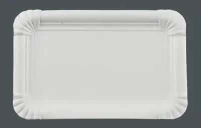 Produktbild von 1500 Pappteller rechteckig, 13 x 20 cm