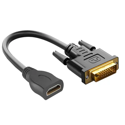 Produktbild von B93 DVI-D auf HDMI Adapter – DVI-D (24+1) Stecker zu HDMI Buchse, 4K / 1080P Full HD, 3D Unterstützung