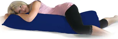 Produktbild von Bezug Seitenschläferkissen 40x120 | 40x140 | 40x160 | 40x200 : Farbe - Royal, Größe - 40x200 cm