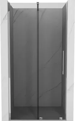 Produktbild von Mexen Velar Duschschiebetür 90 cm, Graphit, Chrom - 871-090-000-41-01