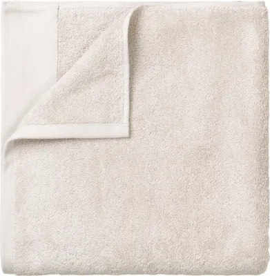 Produktbild von Blomus RIVA Bad-Handtuch, Badehandtuch, Handtuch, Baumwolle, moonbeam, 100 x 50 cm, 69125