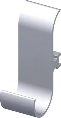 Produktbild von coaxis®-Universalhaken 25 mm 25 mm Aluminium roh blank