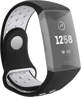 Produktbild von Hama Sportarmband für Fitbit Charge 3/4, in Schwarz