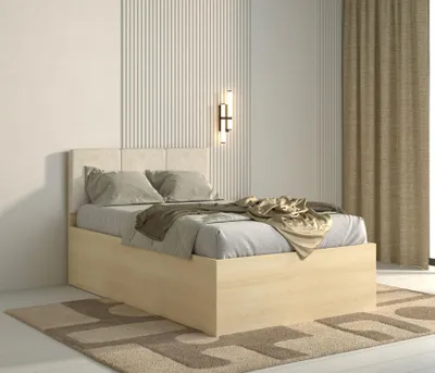 Obrázek produktu pro Jednolůžková postel 120x200 GAMRIA - dub