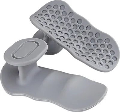 Produktbild von 1 Paar rutschfeste Silikon-Trainingsgriffe für Damen und Herren, Handflächenschutz, Gewichtheben, Kurzhanteln, Kreuzheben, Klimmzüge, Fitnesstraining, fingerlose Handschuhe