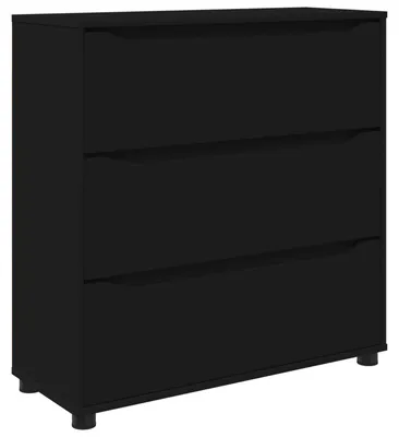 Obrázek produktu pro vidaXL Skříňka černá 80 x 31 x 81 cm materiál na bázi dřeva